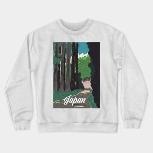 Vintage Japanese Forest Crewneck Sweatshirt